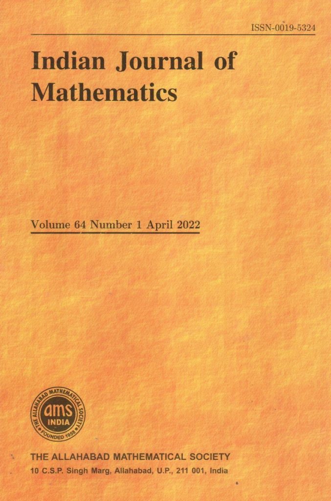 Indian J. Math.