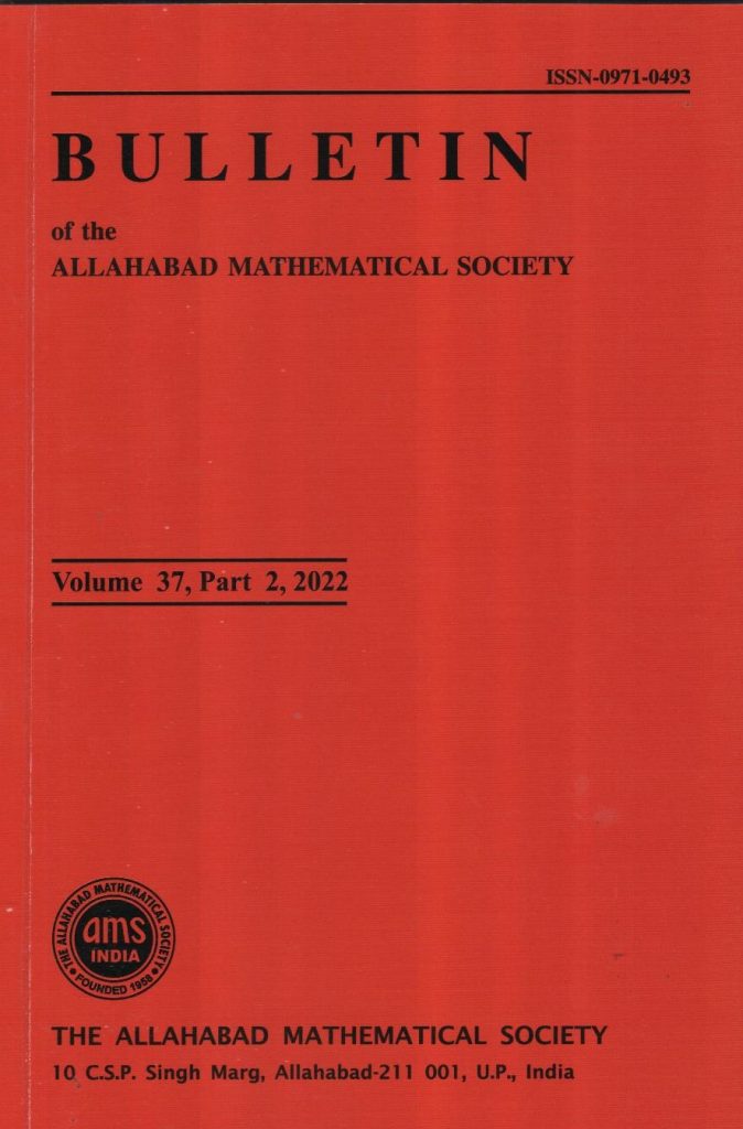 Bull.  Allahabad  Math.  Soc.